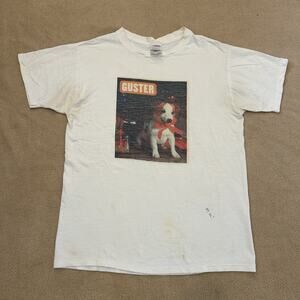 Vintage 90s Guster Rare Dog Band Tour Tee Shirt Medium